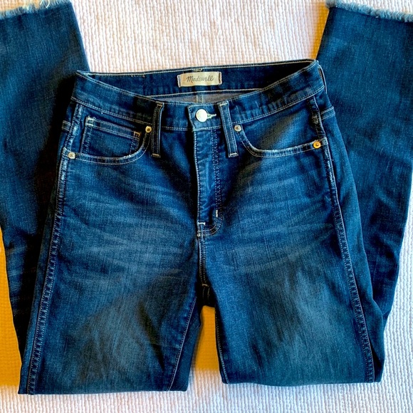 Madewell Denim - Madewell Denim Slim Straight Raw Hem Jean